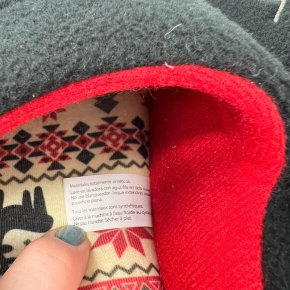 Holiday slippers Best Papa Small 7 - 8 mens Christmas slip on memory DearFoams - Picture 6 of 7